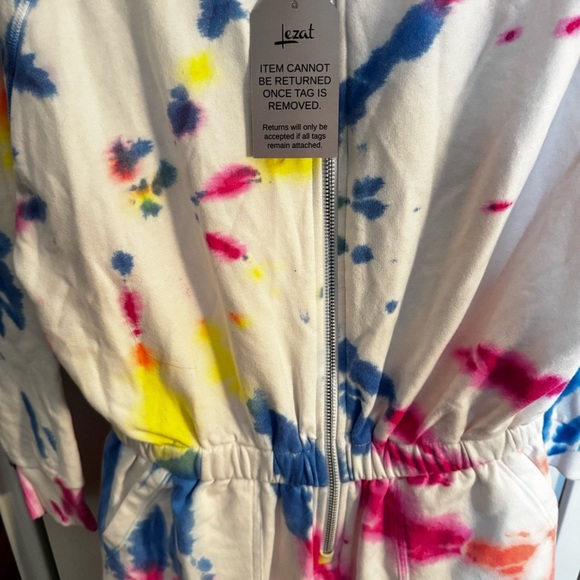 LEZAT restore tie dye jumpsuit NWT - Picture 6 of 8